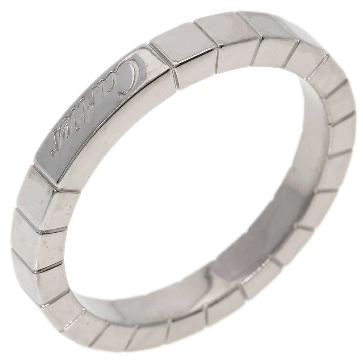 CARTIER Lanier # 60 Ring K18 White Gold Ladies [Used]