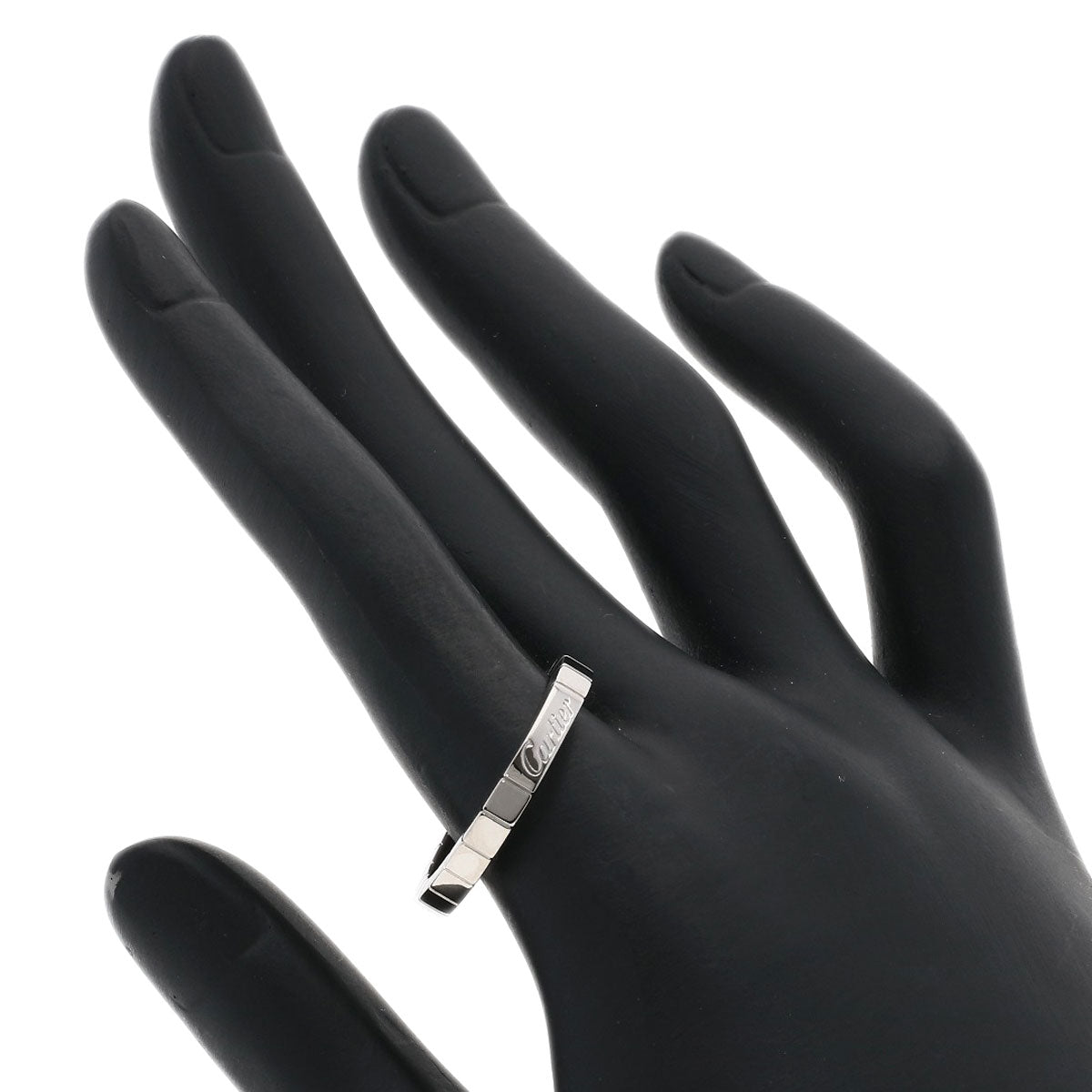 CARTIER Lanier # 60 Ring K18 White Gold Ladies [Used]