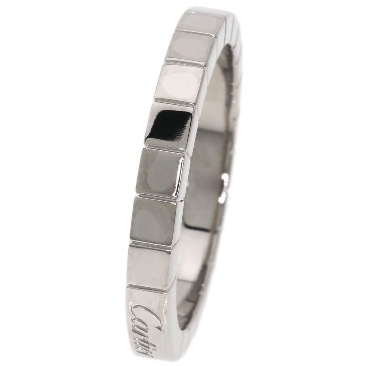 CARTIER Lanier # 60 Ring K18 White Gold Ladies [Used]