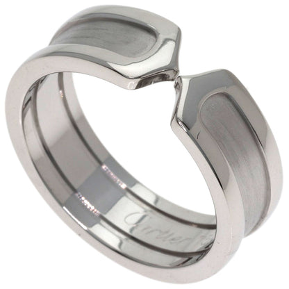 CARTIER C2 Ring SM #55 Ring K18 White Gold Ladies [Used]