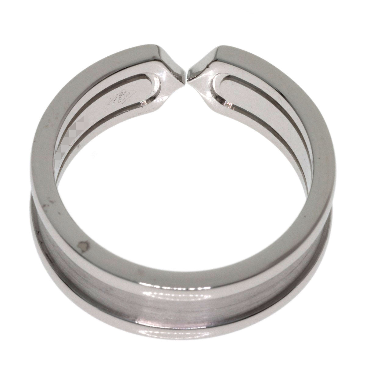 CARTIER C2 Ring SM #55 Ring K18 White Gold Ladies [Used]