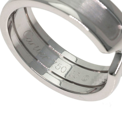 CARTIER C2 Ring SM #55 Ring K18 White Gold Ladies [Used]