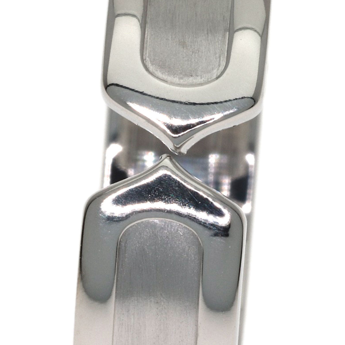 CARTIER C2 Ring SM #55 Ring K18 White Gold Ladies [Used]