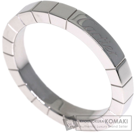 CARTIER Laniere # 54 Ring K18 White Gold Ladies [Used]