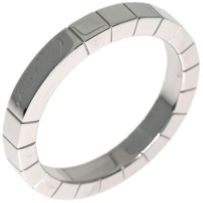 CARTIER Laniere # 54 Ring K18 White Gold Ladies [Used]