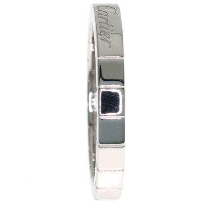 CARTIER Laniere # 54 Ring K18 White Gold Ladies [Used]