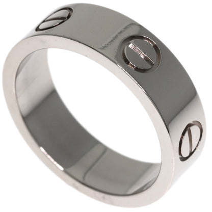 CARTIER love ring #52 Ring K18 White Gold Ladies [Used]