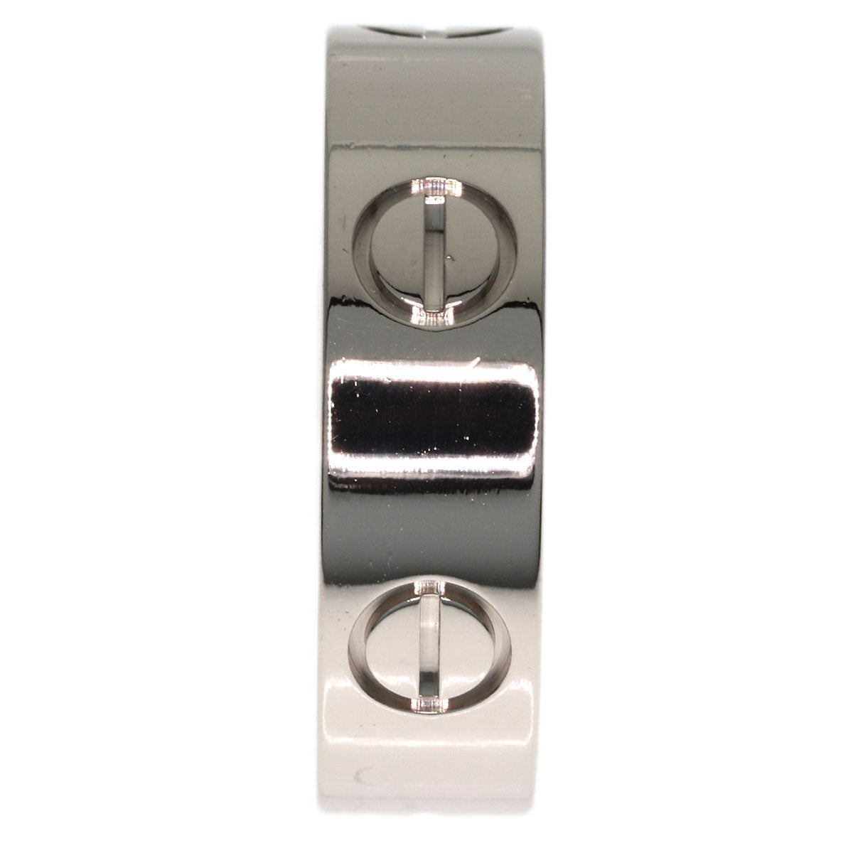 CARTIER love ring #52 Ring K18 White Gold Ladies [Used]
