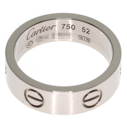 CARTIER love ring #52 Ring K18 White Gold Ladies [Used]
