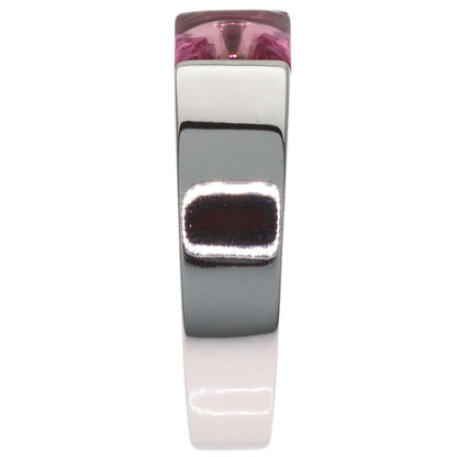 CARTIER Tank Pink Tourmaline #50 Ring K18 White Gold Ladies [Used]