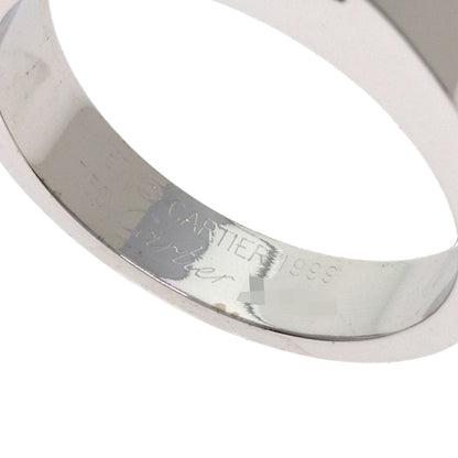 CARTIER Tank ring Amethyst #57 Ring K18 White Gold Ladies [Used]