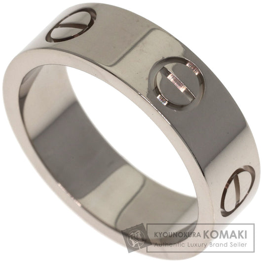 CARTIER love ring #50 Ring K18 White Gold Ladies [Used]