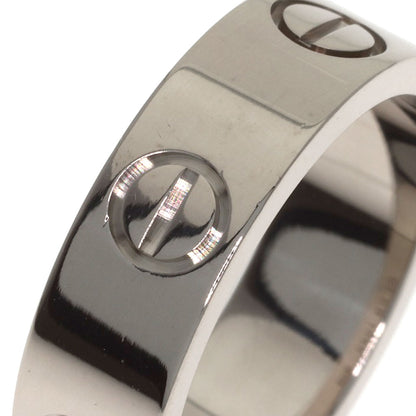 CARTIER love ring #50 Ring K18 White Gold Ladies [Used]