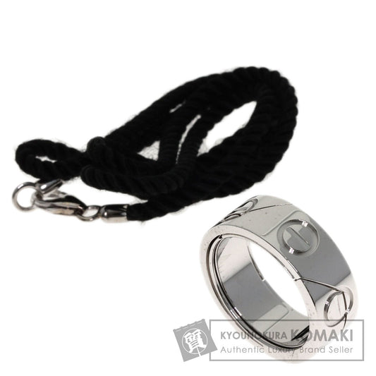 CARTIER Astro love ring #49 Ring K18 White Gold Ladies [Used]