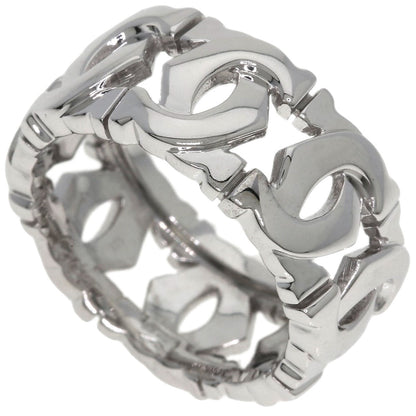 CARTIER Entrelaces Ring #46 Ring K18 White Gold Ladies [Used]