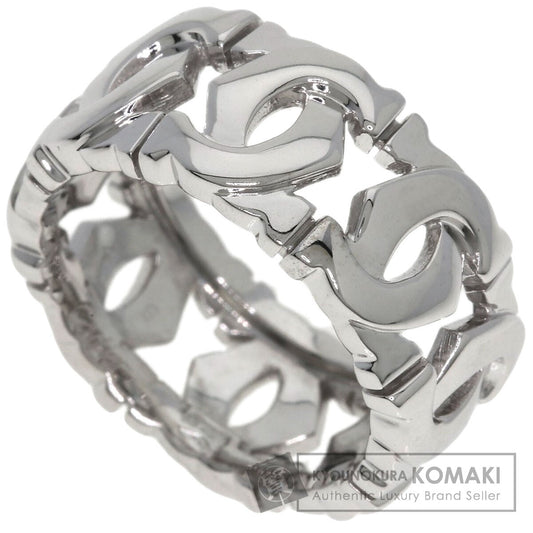 CARTIER Entrelaces Ring #46 Ring K18 White Gold Ladies [Used]