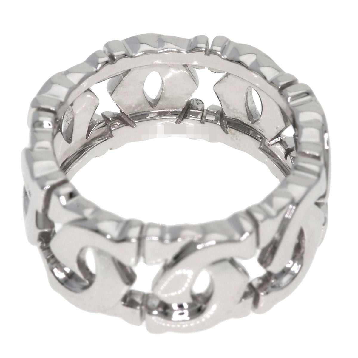 CARTIER Entrelaces Ring #46 Ring K18 White Gold Ladies [Used]