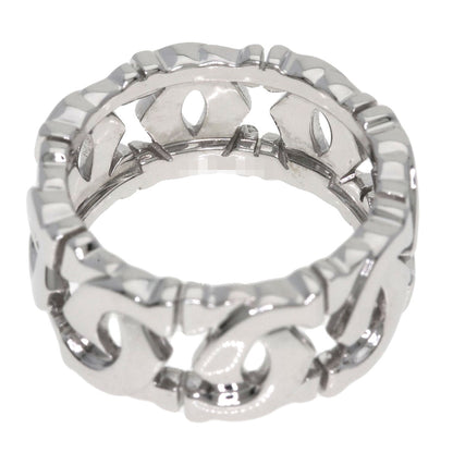 CARTIER Entrelaces Ring #46 Ring K18 White Gold Ladies [Used]