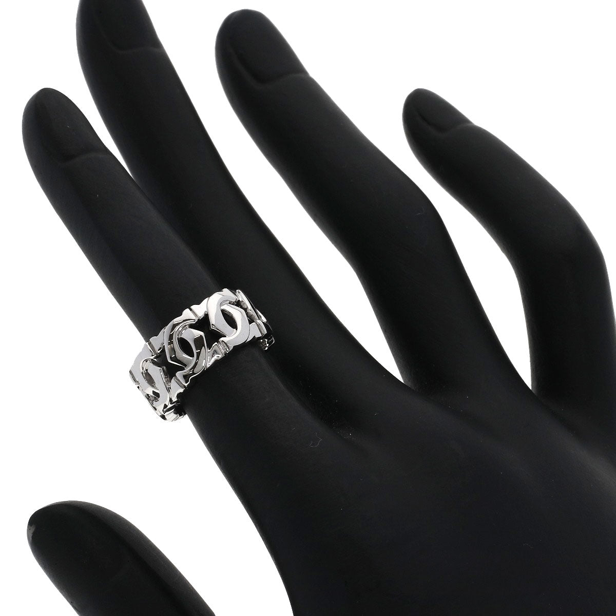 CARTIER Entrelaces Ring #46 Ring K18 White Gold Ladies [Used]
