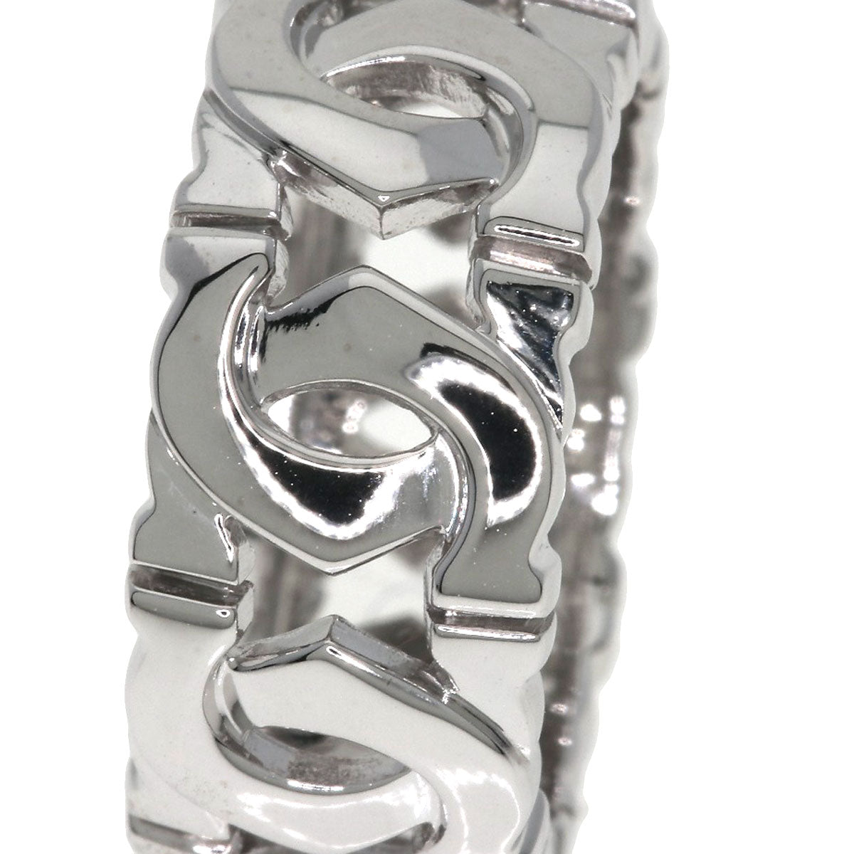 CARTIER Entrelaces Ring #46 Ring K18 White Gold Ladies [Used]