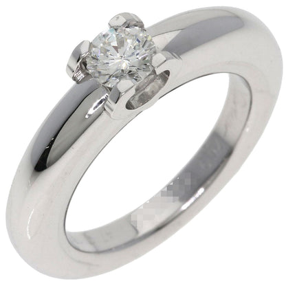 CARTIER C de Cartier Solitaire Diamond #47 Ring K18 White Gold Ladies [Used]