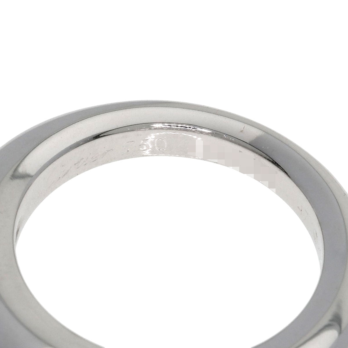 CARTIER C de Cartier Solitaire Diamond #47 Ring K18 White Gold Ladies [Used]