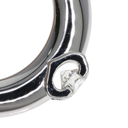 CARTIER C de Cartier Solitaire Diamond #47 Ring K18 White Gold Ladies [Used]