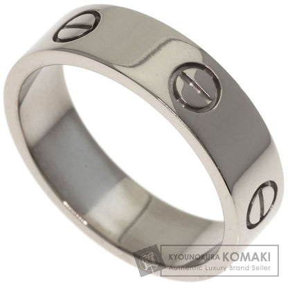 CARTIER love ring #61 Ring K18 White Gold Ladies [Used]