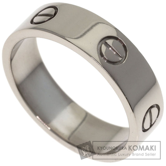 CARTIER love ring #61 Ring K18 White Gold Ladies [Used]