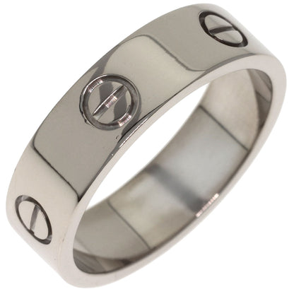 CARTIER love ring #61 Ring K18 White Gold Ladies [Used]