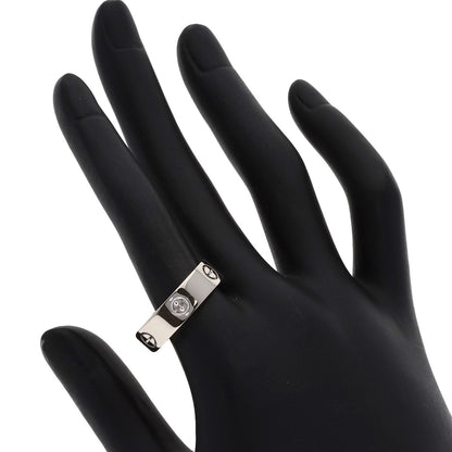 CARTIER love ring #61 Ring K18 White Gold Ladies [Used]