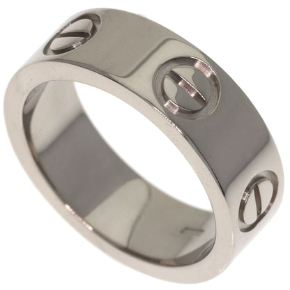 CARTIER love ring #47 Ring K18 White Gold Ladies [Used]