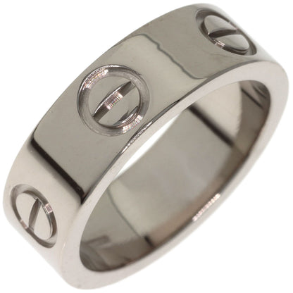 CARTIER love ring #47 Ring K18 White Gold Ladies [Used]