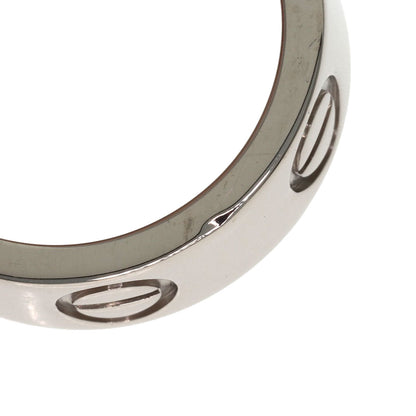 CARTIER love ring #47 Ring K18 White Gold Ladies [Used]