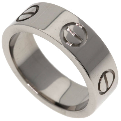 CARTIER love ring #47 Ring K18 White Gold Ladies [Used]