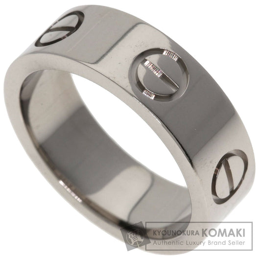 CARTIER love ring #47 Ring K18 White Gold Ladies [Used]