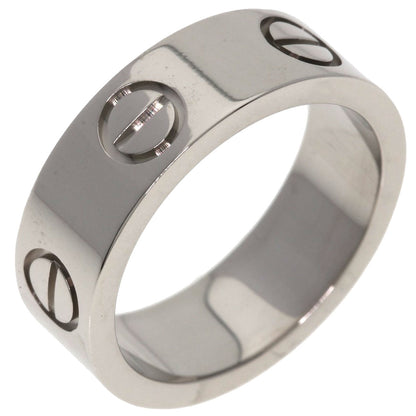 CARTIER love ring #47 Ring K18 White Gold Ladies [Used]