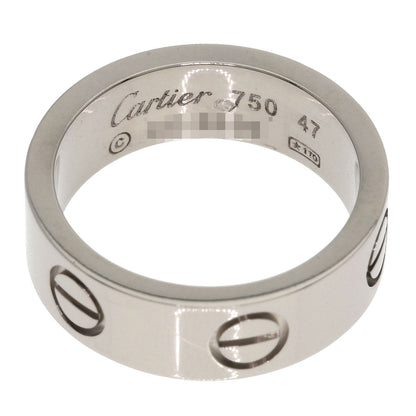 CARTIER love ring #47 Ring K18 White Gold Ladies [Used]