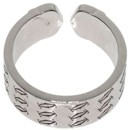 CARTIER 2C Ring, 2000 Christmas Limited Edition, #55 Ring K18 White Gold Ladies [Used]