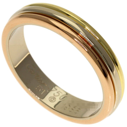 CARTIER Three Color #51 Ring K18 Yellow Gold K18 White GoldLadies [Used]
