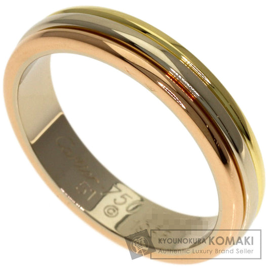 CARTIER Three Color #51 Ring K18 Yellow Gold K18 White GoldLadies [Used]