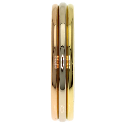 CARTIER Three Color #51 Ring K18 Yellow Gold K18 White GoldLadies [Used]