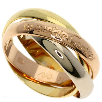 CARTIER Trinity #51 Ring K18 Yellow Gold 18K Pink GoldLadies [Used]