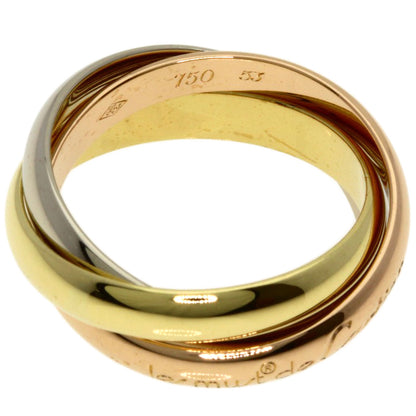 CARTIER Trinity #53 Ring K18 Yellow Gold K18 White GoldLadies [Used]