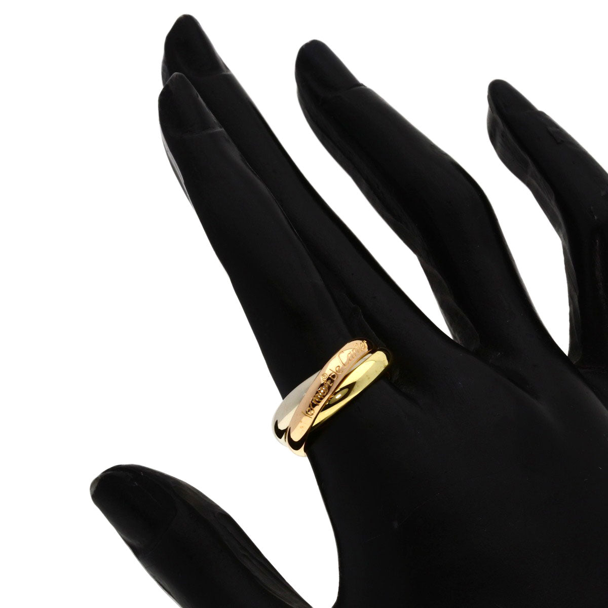 CARTIER Trinity #53 Ring K18 Yellow Gold K18 White GoldLadies [Used]
