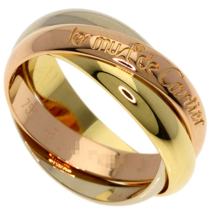 CARTIER Trinity #49 Ring K18 Yellow Gold K18 White GoldLadies [Used]