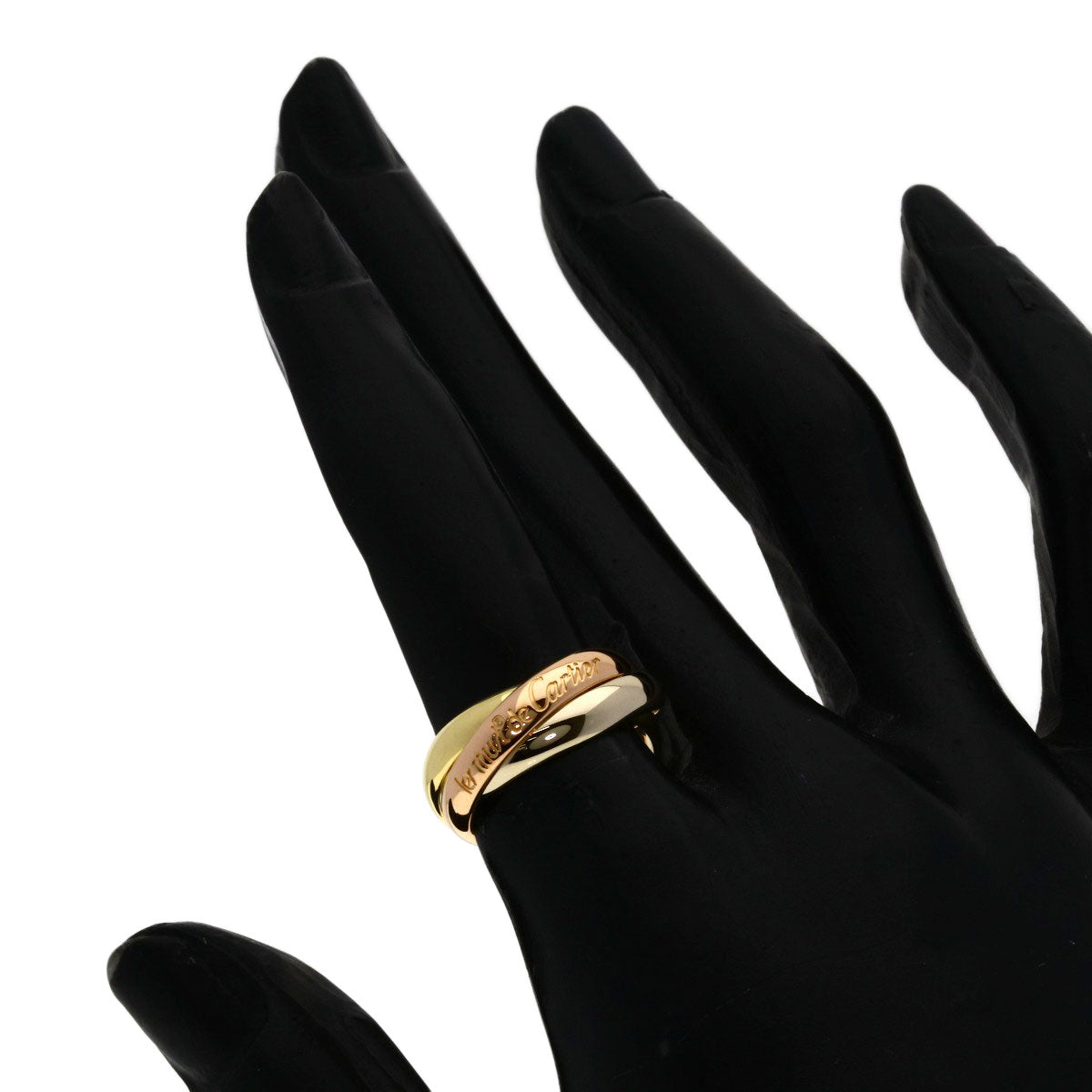 CARTIER Trinity #49 Ring K18 Yellow Gold K18 White GoldLadies [Used]