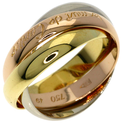 CARTIER Trinity #49 Ring K18 Yellow Gold K18 White GoldLadies [Used]