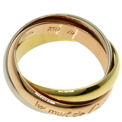 CARTIER Trinity #49 Ring K18 Yellow Gold K18 White GoldLadies [Used]