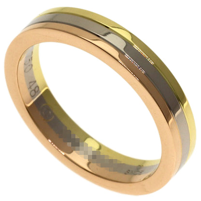 CARTIER Three colors # 48 Ring K18 Yellow Gold K18 White GoldLadies [Used]